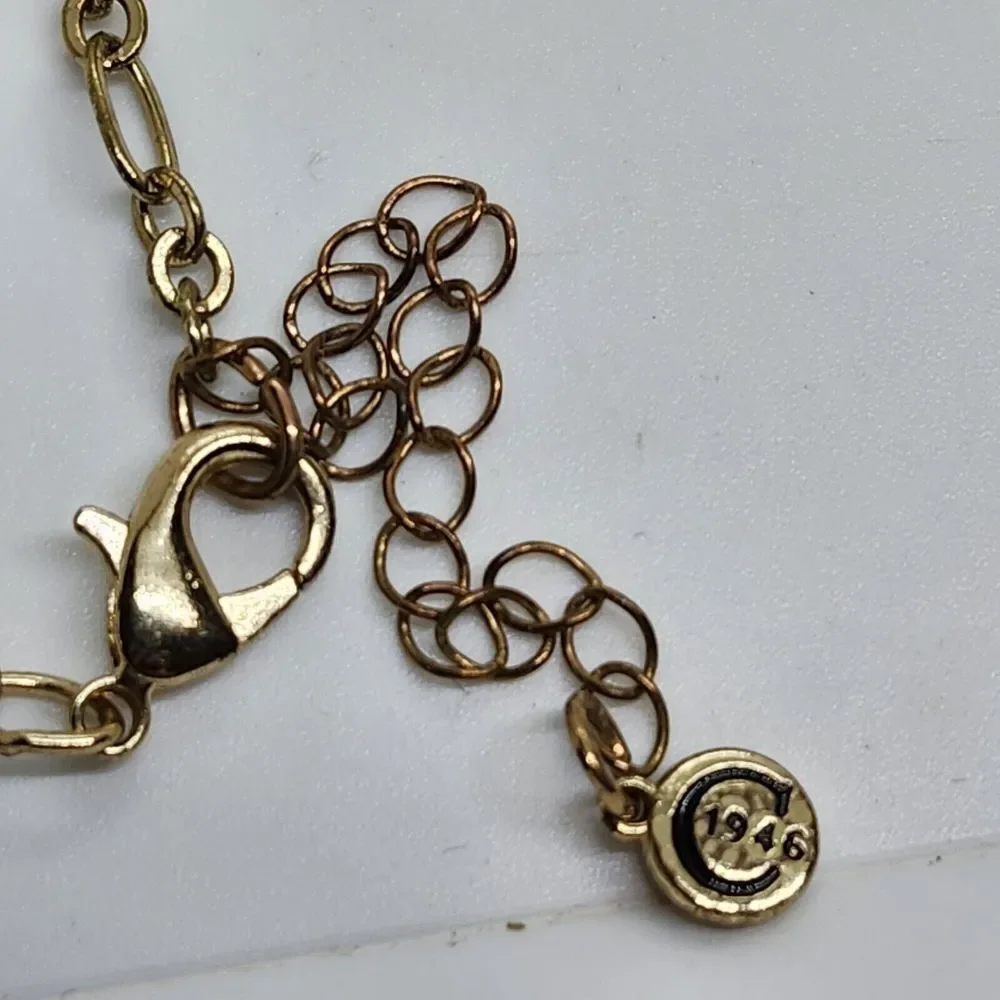 1946 Tigers‎ Eye Tassel Necklace